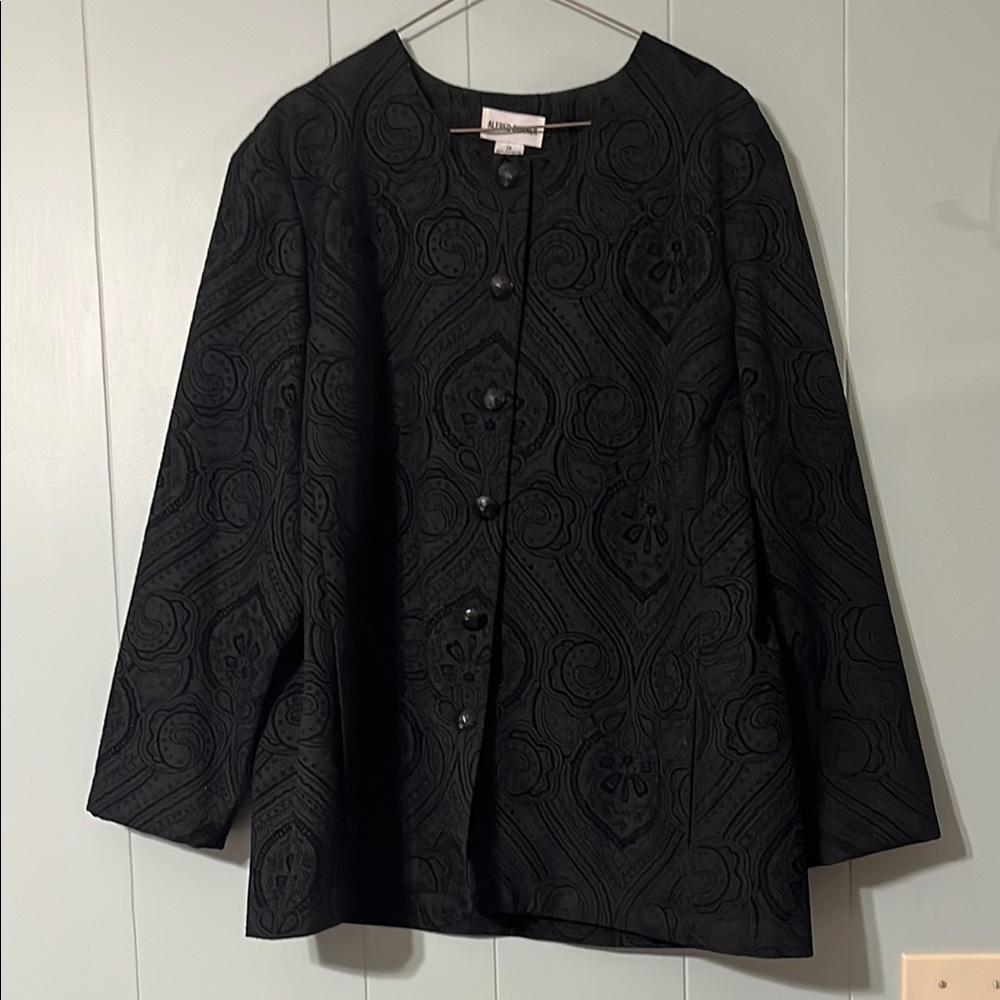 Alfred Dunner Black Tailored Blazer
